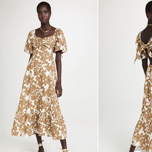 English Factory Floral Print Maxi Dress 🤎